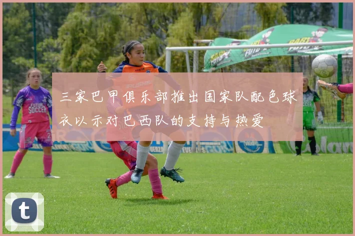 三家巴甲俱乐部推出国家队配色球衣以示对巴西队的支持与热爱